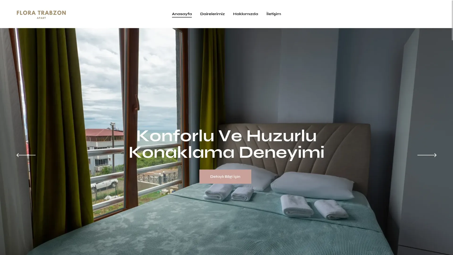 Flora Trabzon Apart web sitesi referansı